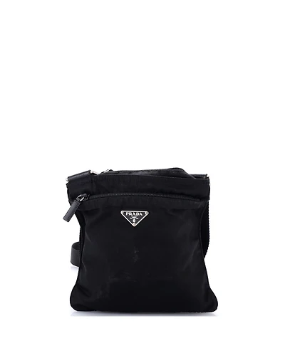 Pre-Owned Prada Small Flat Messenger Bag Tessuto