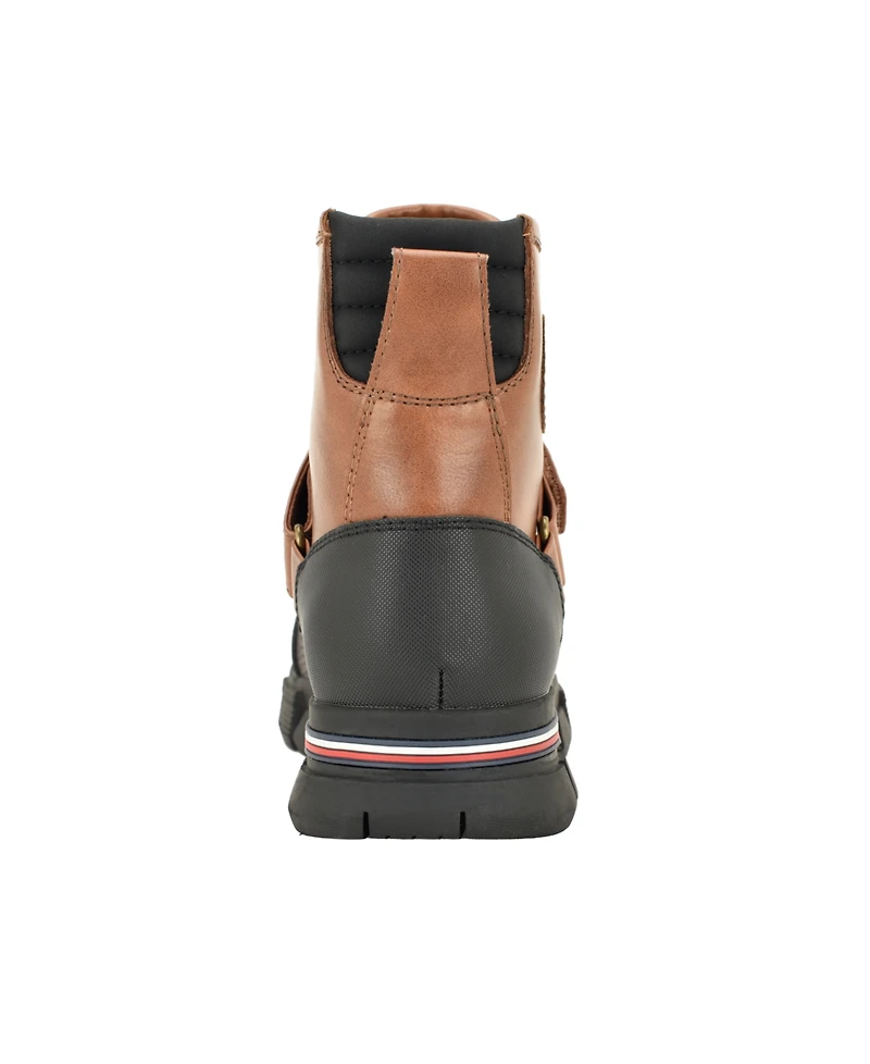 Tommy Hilfiger Men's Wivito Chunky Lug Double-Zip Boots
