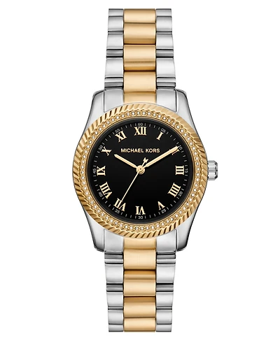 Michael Michael Kors Women's Lexington Three-Hand Two-Tone Stainless Steel Watch 33mm