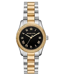Michael Michael Kors Women's Lexington Three-Hand Two-Tone Stainless Steel Watch 33mm