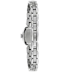 Bulova Women's Goddess of Time Jackie Silver-Tone Stainless Steel Bracelet Watch 18mm