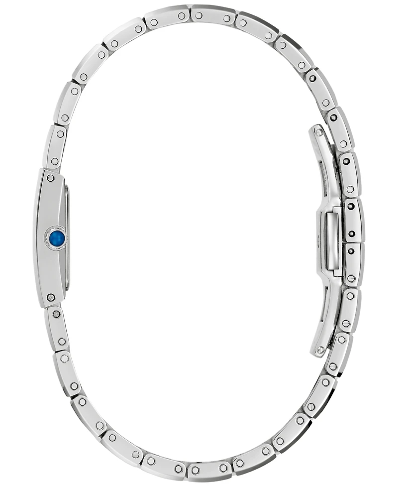 Bulova Women's Marc Anthony Harmony Silver-Tone Stainless Steel Bracelet Watch 14mm