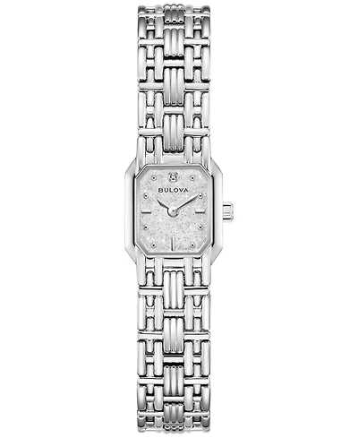 Bulova Women's Goddess of Time Sophia Silver-Tone Stainless Steel Bracelet Watch 16mm