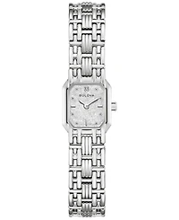 Bulova Women's Goddess of Time Sophia Silver-Tone Stainless Steel Bracelet Watch 16mm