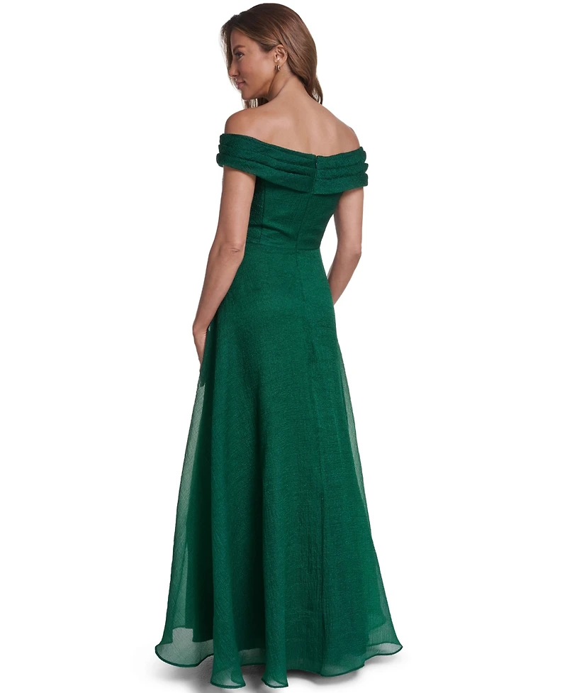 Eliza J Women's Off-the-Shoulder Ballgown Dress
