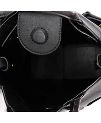 Pre-Owned Bottega Veneta Mini Cassette Convertible Tote Maxi Intrecciato Leather