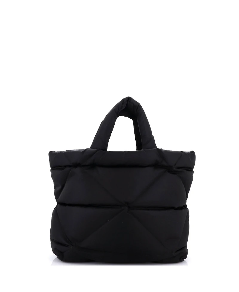 Pre-Owned Prada Medium Padded Logo Tote Bag Quilted Re-Nylon