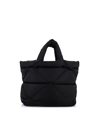 Pre-Owned Prada Medium Padded Logo Tote Bag Quilted Re-Nylon