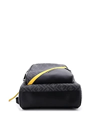 Pre-Owned Fendi Large Front Pocket Backpack Zucca Coated Canvas and Leather