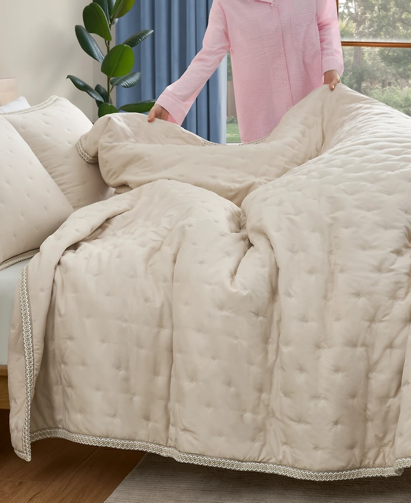 Ugg Devon Braid Quilt Set