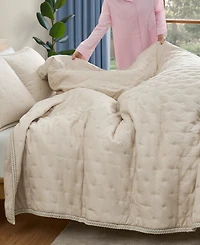 Ugg Devon Braid Quilt Set