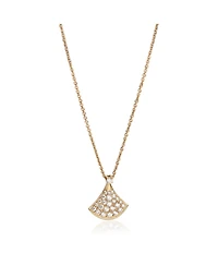 Pre-Owned Bvlgari Rose Gold Diamond Diva's Dream Pendant