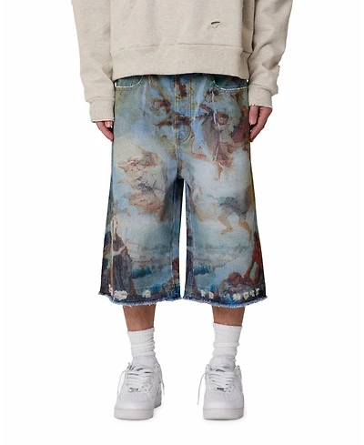 mnml Men's Ultra Baggy Angel Denim Shorts