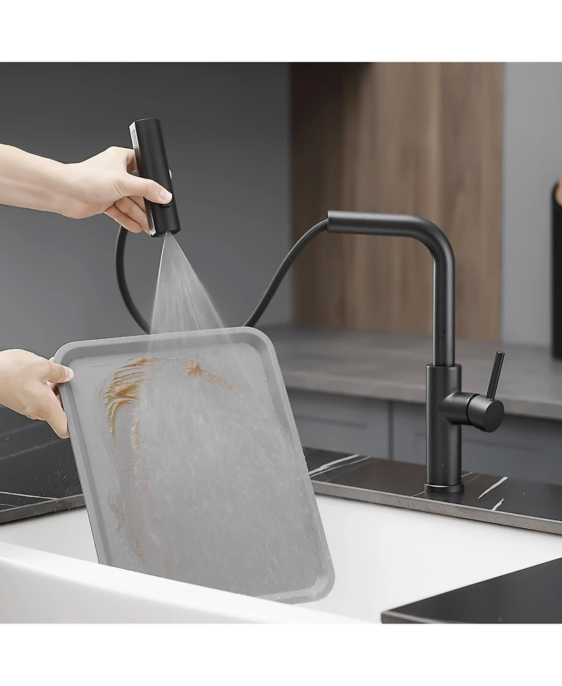 Phying Kitchen Sink Faucet, Kitchen Faucets with Pull out Sprayer,Kitchen Bar Faucet Single Hole Faucet