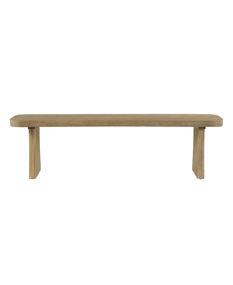 Streamdale Furniture 62.9'' Solid Wood Indoor Dining Bench, Seats 3