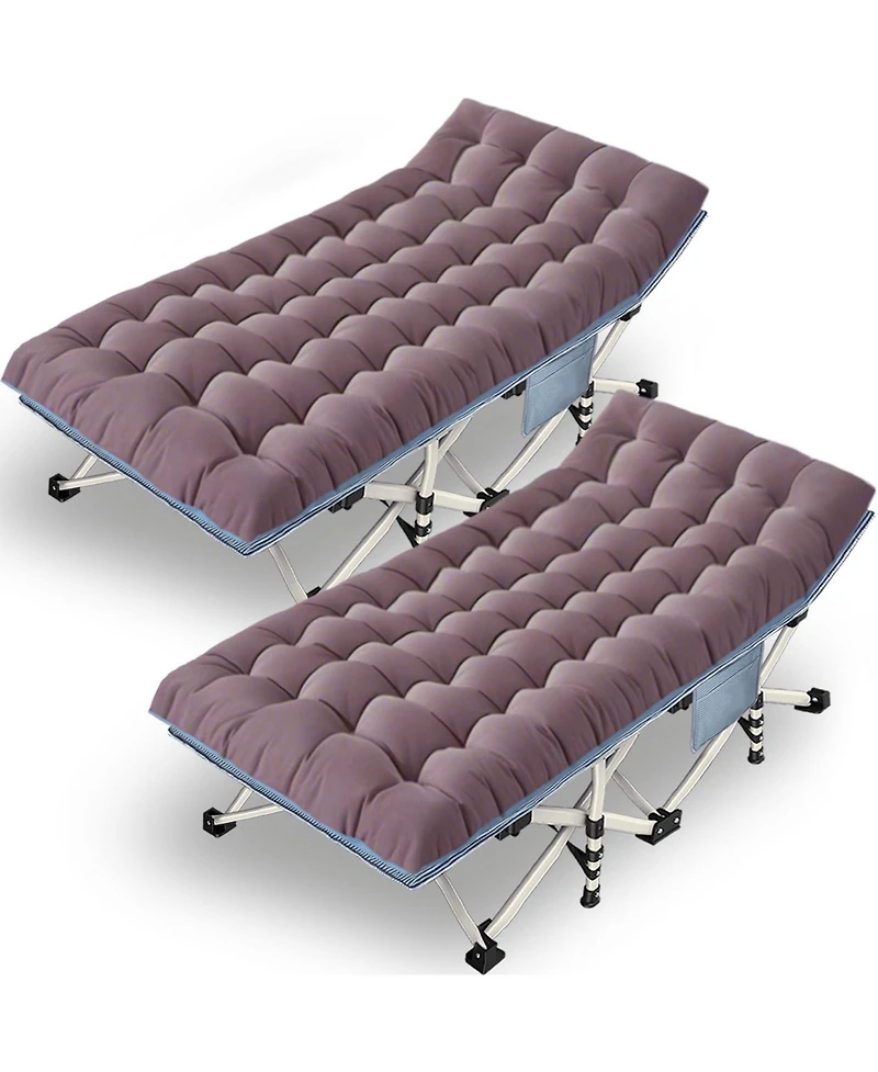 Aofar 2 Pack Camping Folding Bed Sleeping Mattress Portable Heavy Duty