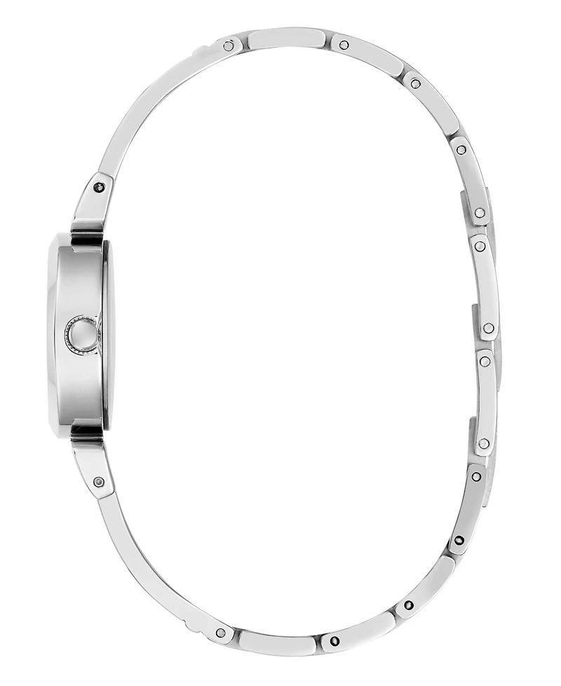 Guess Women's Quartz Silver-Tone Stainless Steel Watch 24mm