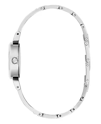 Guess Women's Quartz Silver-Tone Stainless Steel Watch 24mm