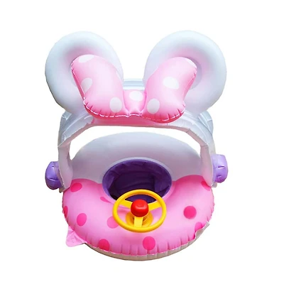Aofar Baby Pool Float Sun Canopy Seat Handle No Flip Boat Ring 8-36M