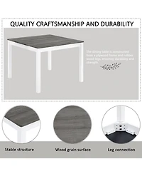 Streamdale Furniture 5 Piece Dining Set with 4 Chairs