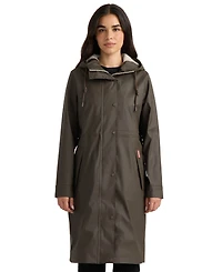 Hunter Women's Long Rubberized Anorak Coat