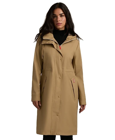Hunter Women's Long Rubberized Anorak Coat