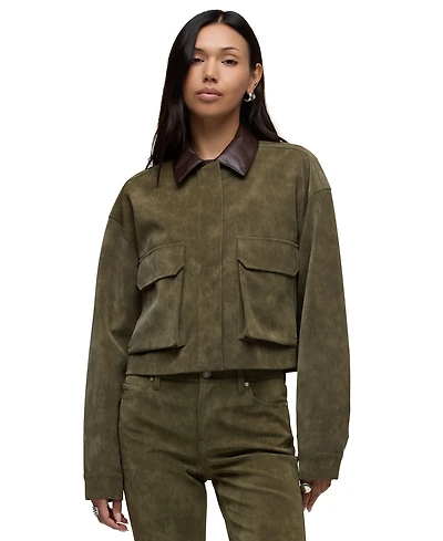 Hudson Jeans Women's Faux Suede Chore Jacket