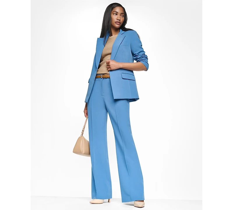 Dkny Women's One-Button Ruched-Sleeve Blazer