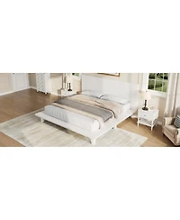 Streamdale Furniture Platform Bed Frame with Headboard