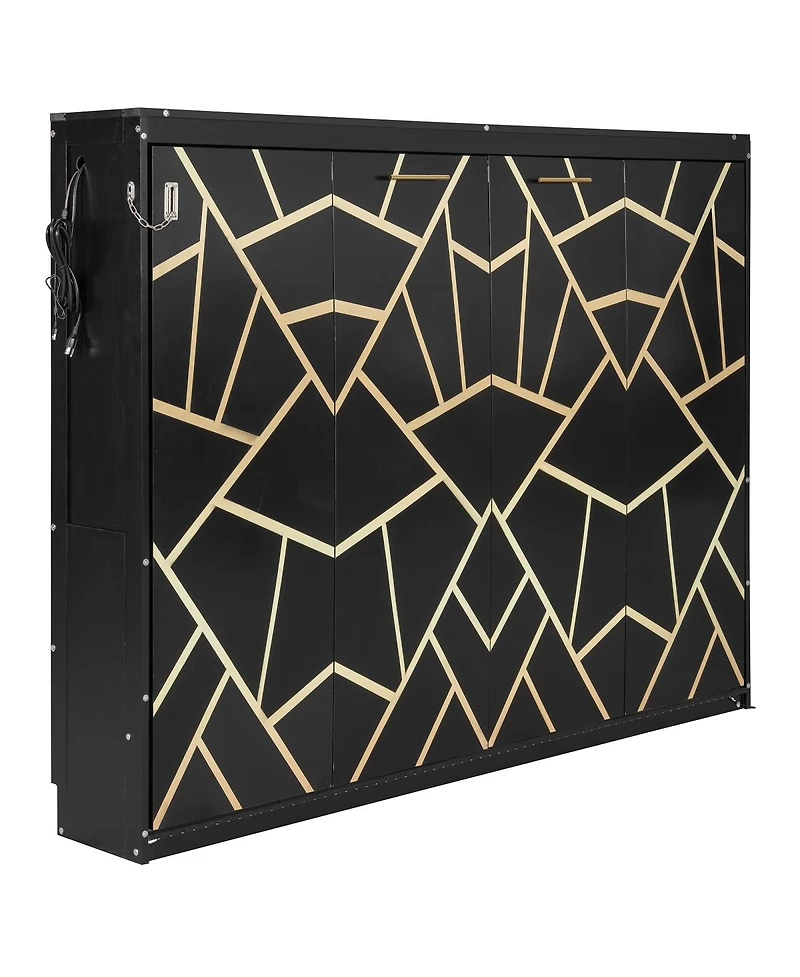 Streamdale Furniture Murphy Bed with Led, Usb