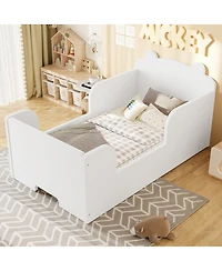 Streamdale Furniture Bear Floor Bed Frame for Toddlers (Ages 3-6)