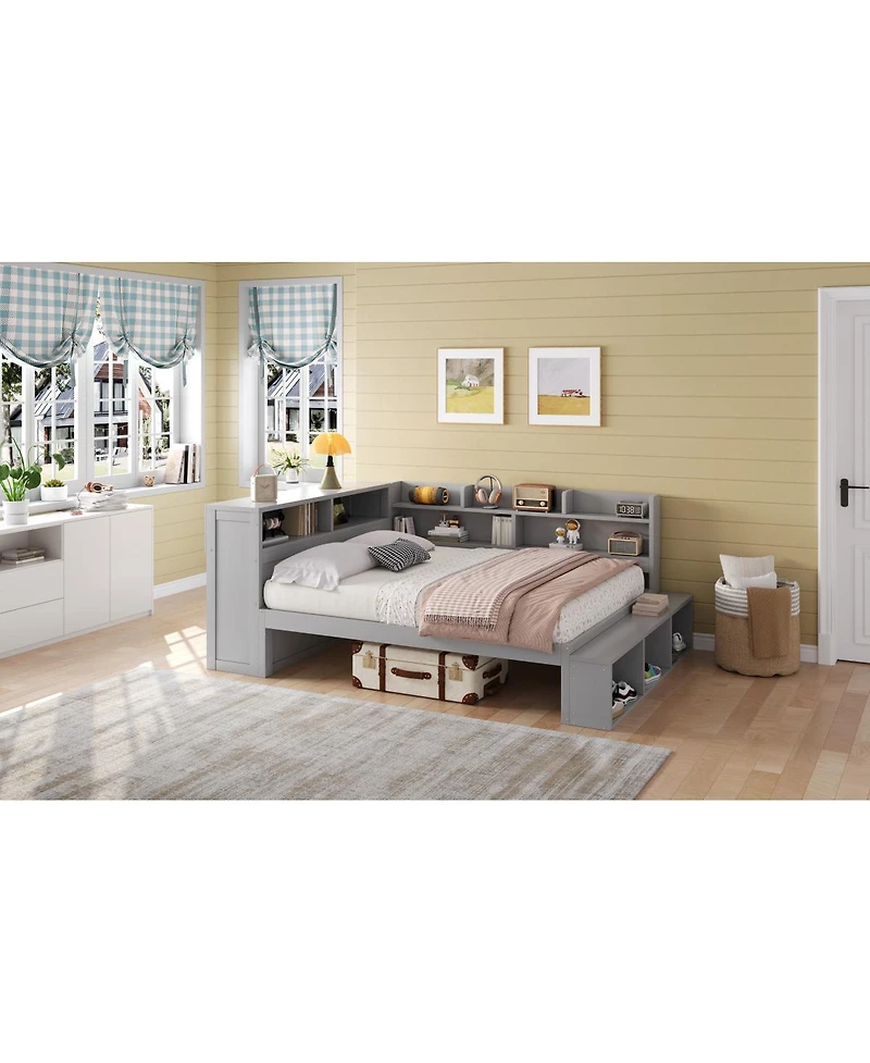 Streamdale Furniture Daybed with Storage Cabinets