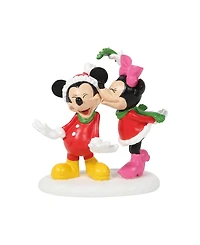 Department 56 Mickey's Christmas Village Mickey's Christmas Kiss