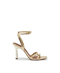 Reiss Women's Annabelle Leather Link-Strap Stiletto Sandals