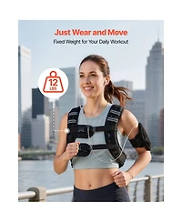 Vevor 12lb Weighted Vest for Men Women Workout Equipment for Strength Training