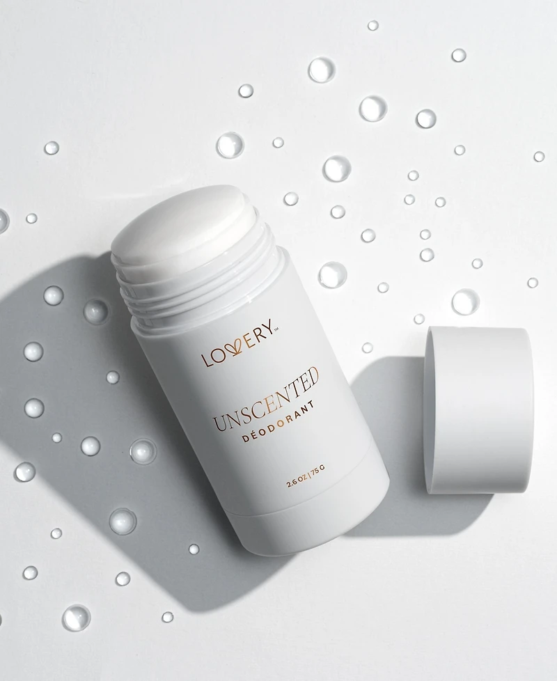Lovery Women's Unscented Anti-Perspirant Deodorant Stick, Aluminum Free 2.6oz