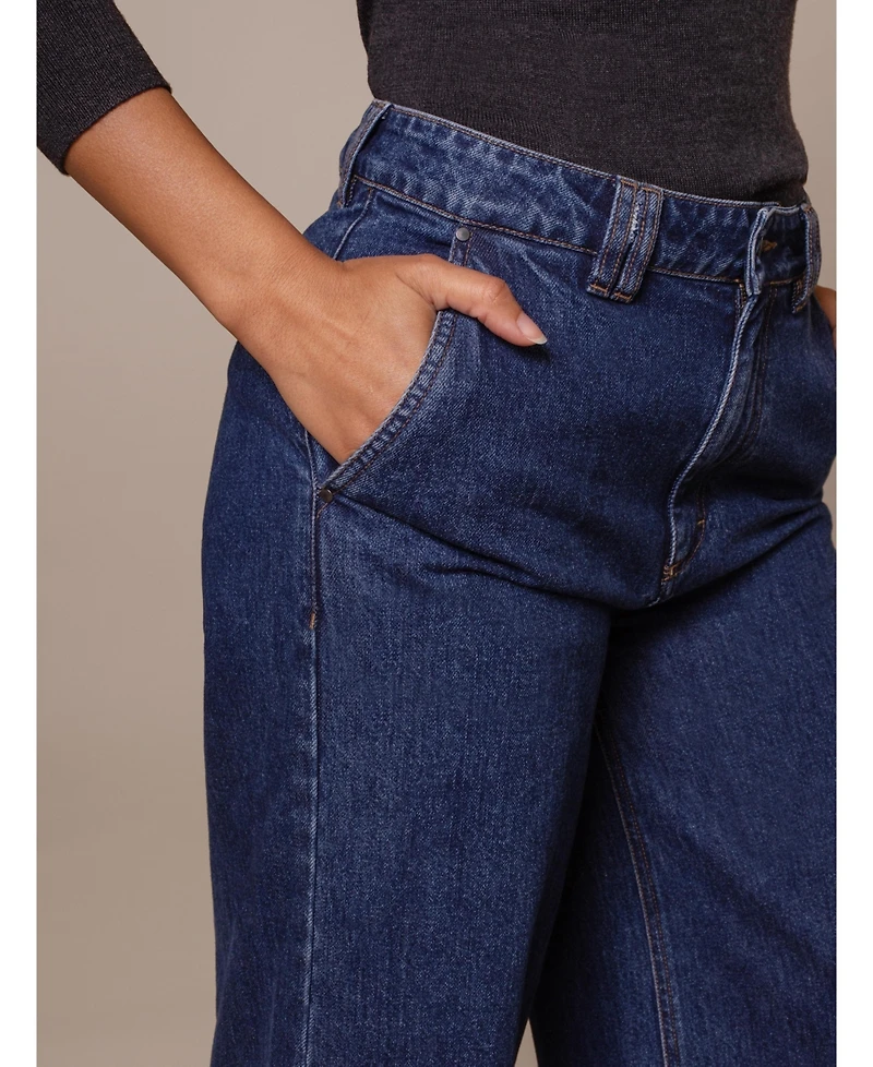Celtic & Co. Women's Crop Wide Leg Trousers