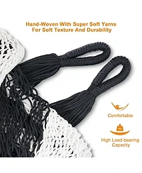 Piscifun Handwoven Mayan Double Hammock Portable Outdoor With Carry Bag Straps Carabiners 550 Lbs Capacity