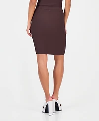 Guess Women's Ottoman Curve Sweater High-Waisted Pencil Skirt