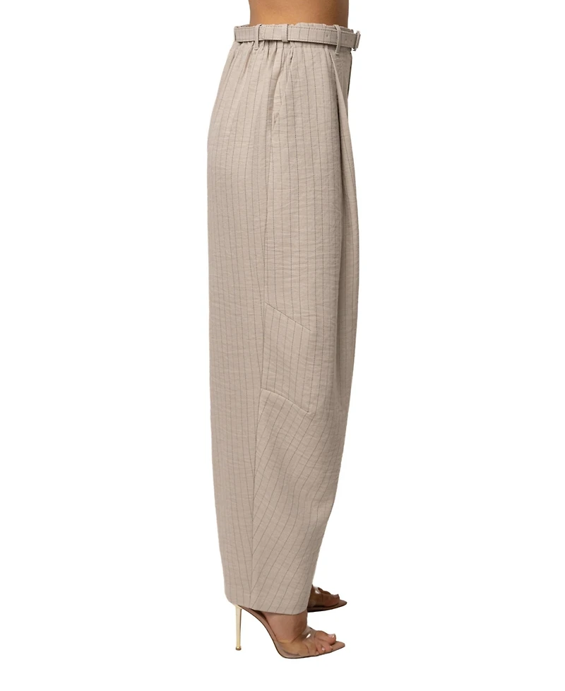 Jluxlabel Women's Power Pinstripe Pant Set
