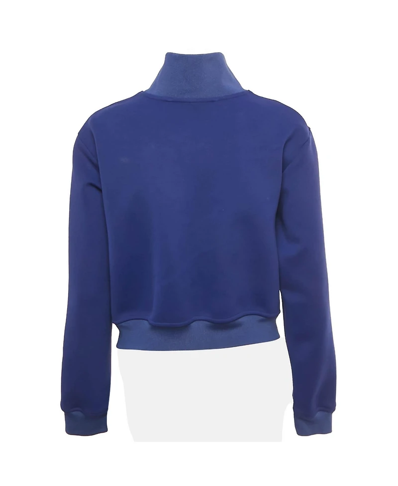 Pre-Owned Balenciaga Women's Jersey Asymmetric Bomber Jacket