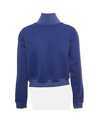 Pre-Owned Balenciaga Women's Jersey Asymmetric Bomber Jacket