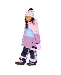 Deux par Toddler Girl 2T-5T Two Piece Play Snowsuit Colorblock with Pants