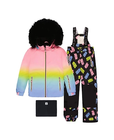 Deux par Little and Big Girl 6-14 Two Piece Play Snowsuit