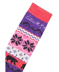 Deux par Deux Little and Big Girl ( 6-8 10-12 ) Ski Socks