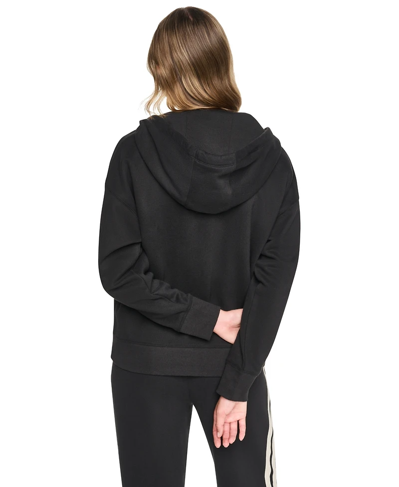 Dkny Sport Women's Textured Tape Full-Zip Hoodie