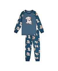 Deux par Big Boys (6 - 12) Cotton Two-Piece Pajama Set