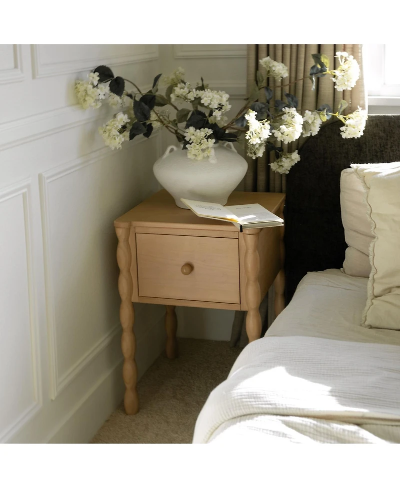 Plank+Beam Jenny Lind 1 Drawer Nightstand