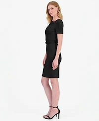 Anne Klein Women's Boat Neck Dress