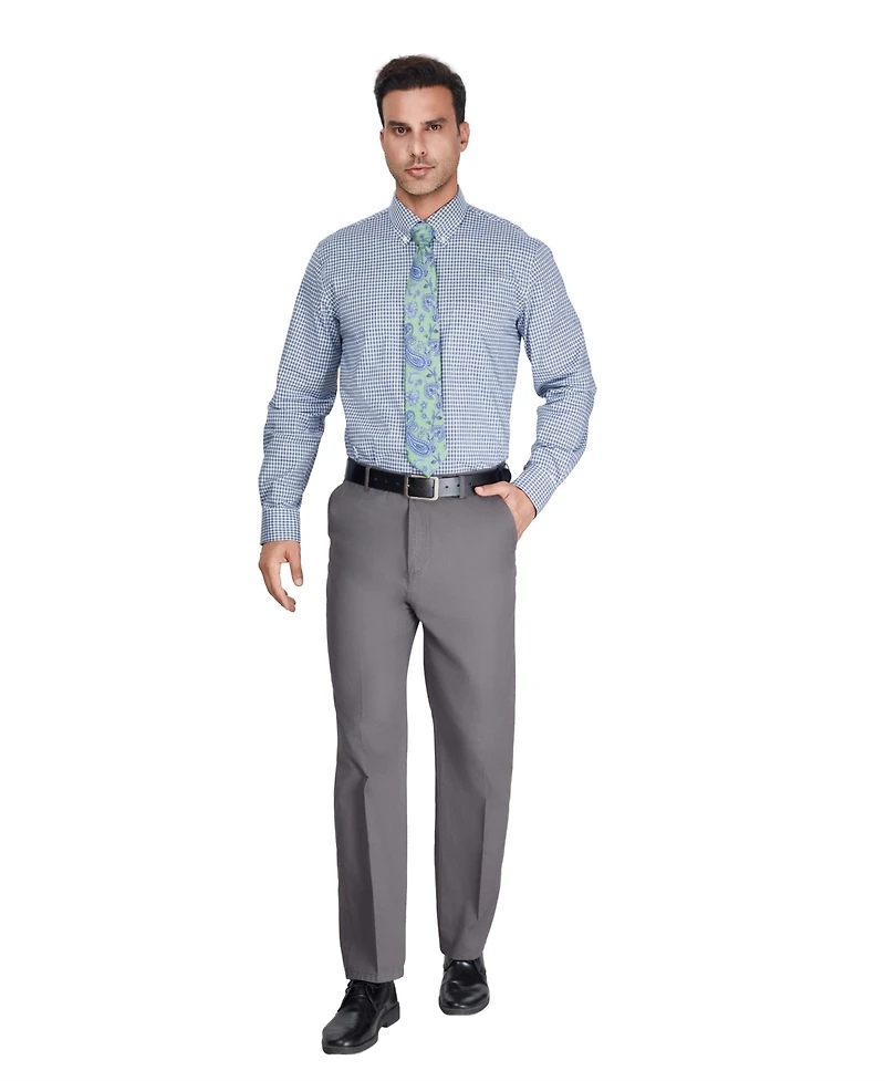 Club Room Men's Regular-Fit Stretch Plaid Dress Shirt